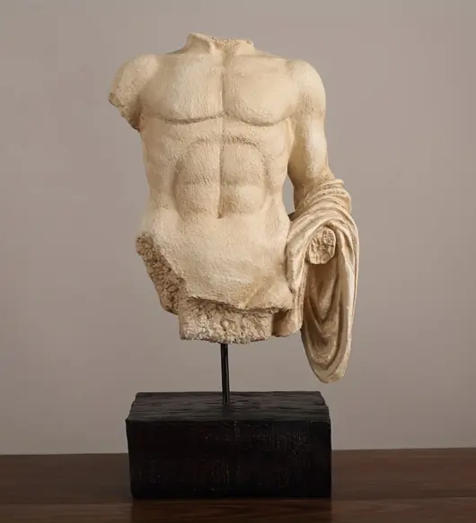 Resin Torso Sculpture
