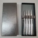 Vintage Stainless Steel Flatware Set – 4 Knives, New Open Box