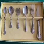 Vintage Oneida ToddleTime 6-Piece Stainless Steel Baby/Toddler Flatware Set – Original Box, Never Used