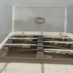 Vintage Carvel Hall by Briddell Steak Knife Set – 6-Piece Silver Overlay, New in Box