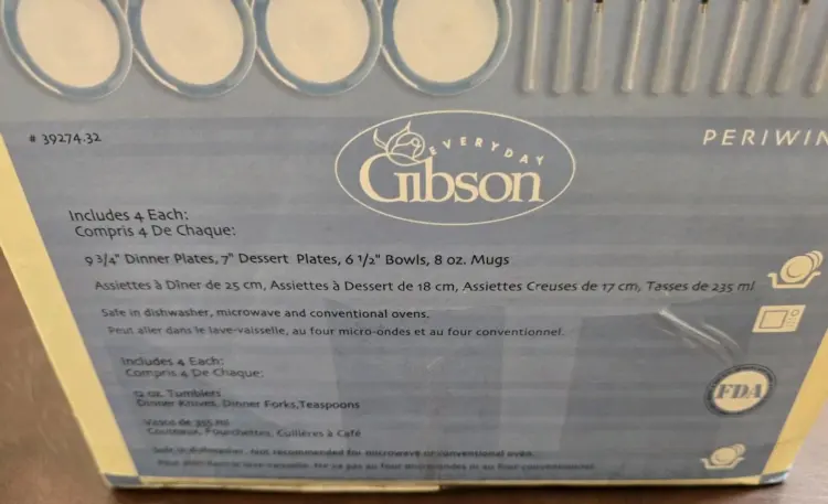 Gibson Essex 32-Piece Premium Stoneware Dinnerware & Utensil Set – Complete Dining Collection - Image 3