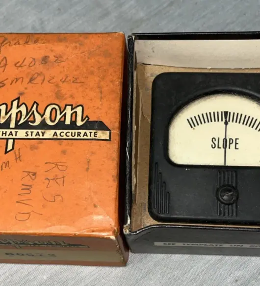 Vintage Simpson Aircraft Cockpit Slope Indicator – NOS with Original Box