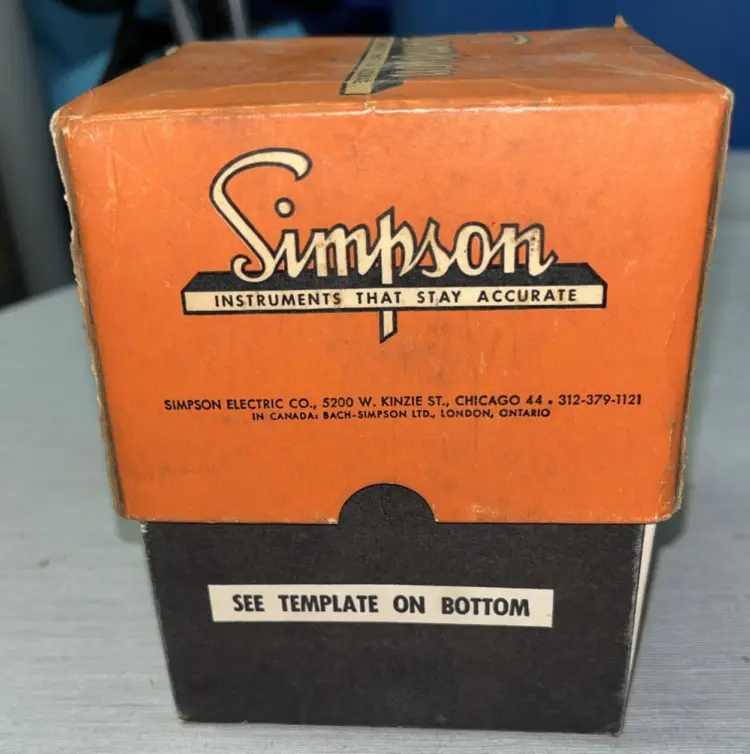 Vintage Simpson Aircraft Cockpit Slope Indicator – NOS with Original Box - Image 3
