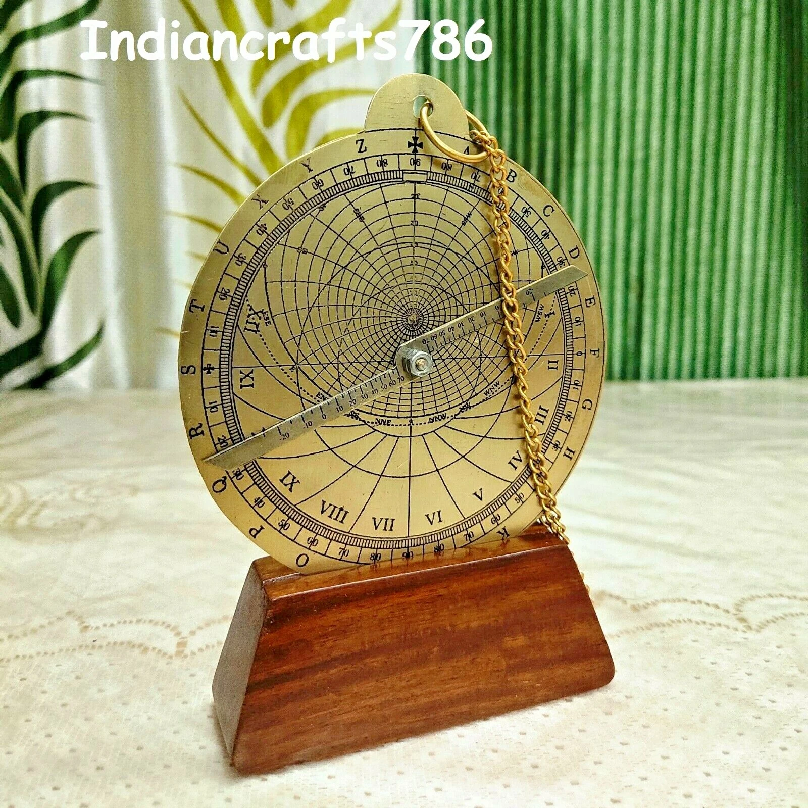 Antique-Style Brass Astrolabe – Vintage Star Navigation Instrument Replica by Indiancrafts