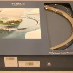 Towle Silversmiths Round Glass Cheese Plate with Nickel-Plated Base – New in Box
