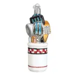 Old World Christmas Glass Kitchen Utensils Holiday Ornament – 4.5 Inches