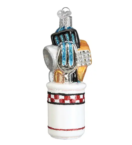 Old World Christmas Glass Kitchen Utensils Holiday Ornament – 4.5 Inches