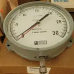 Vintage Weksler Instruments Large 9" Diameter Test Gauge – IN HG Vacuum