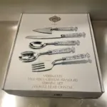 Shannon Crystal by Godinger Versailles 5-Piece Crystal & Silver-Plated Serving Set