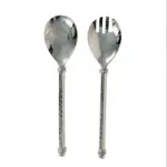 Juliska Graham Silver-Plated Salad Servers, Model n266/57 – Brand New