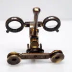 Antique Brass Folding Binoculars with Compass – Nautical Maritime Instrument Gift