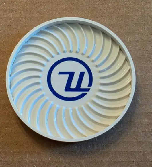 Vintage Universal Plastic Drink Coaster – Cream Color, New in Package