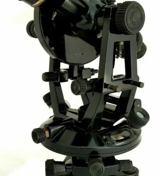Antique-Style Brass Theodolite Transit – Vintage Surveyor’s Alidade Instrument Replica