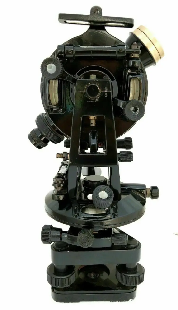 Antique-Style Brass Theodolite Transit – Vintage Surveyor’s Alidade Instrument Replica - Image 2