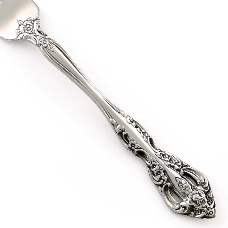 Oneida Michelangelo Heirloom Cube Stainless Steel Flatware – Glossy Silverware Set