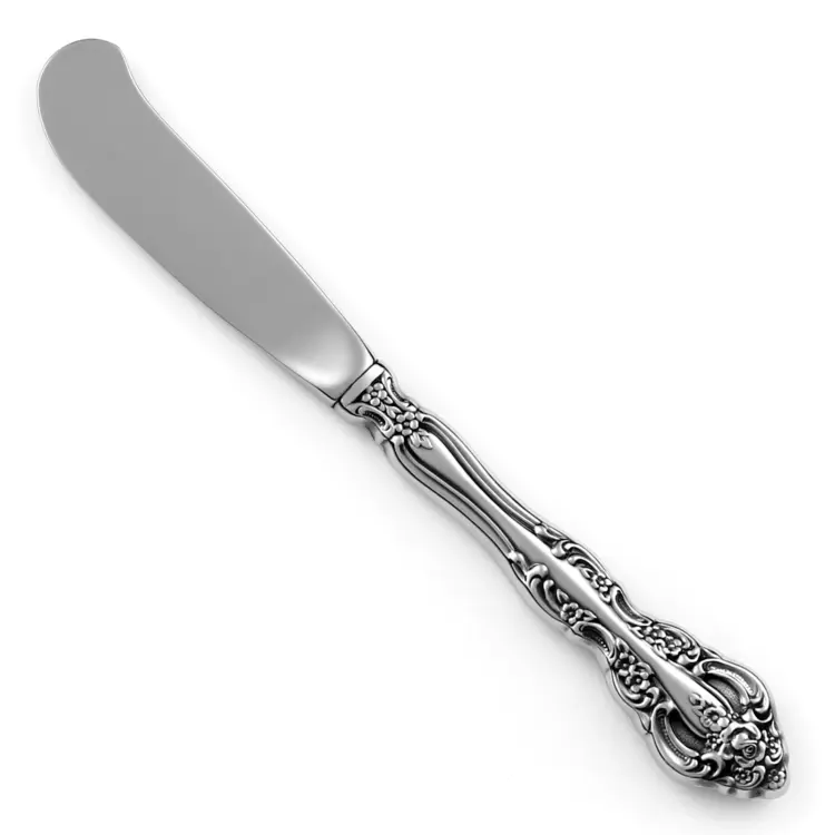 Oneida Michelangelo Heirloom Cube Stainless Steel Flatware – Glossy Silverware Set - Image 3