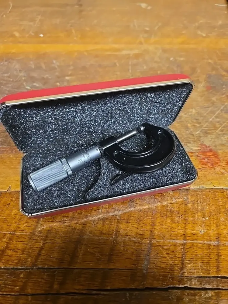 Vintage Starrett 436-1 Outside Micrometer with Case – Precision Machinist Measuring Tool (New) - Image 3