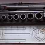 Vintage Soviet Socket & Lock Key Set – 11-Piece Auto Tool Kit USSR Era