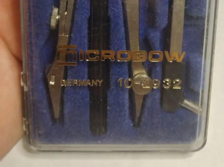 Vintage Microbow Drafting Tool Kit – Precision Instruments Set with Case, Made in West Germany - Image 3