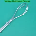 Vintage Obstetrical Forceps – Surgical Medical Instrument, Atraumatic Design