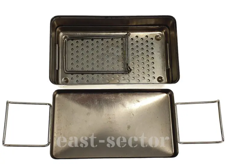 Vintage Sterilization Surgical Instruments Set in Stainless Steel Box – Czech Army Medical Tools - Image 3