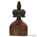 Antique Gothic Victorian Mahogany Finial – Large, Heavily Carved Salvage Piece